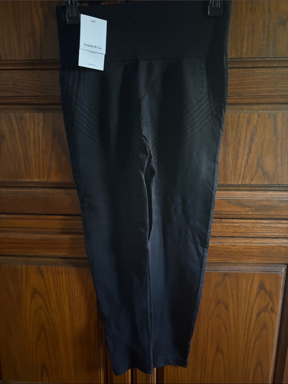 Women’s Leonie & Co leggings. 3 pair. 2 black 1 gray